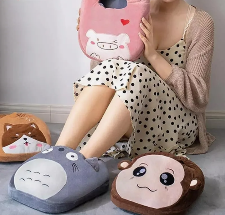 Bota Calefactora con Diseño Tierno – Invierno sin Frío 🐻⚡ + ENVÍO GRATIS🎁 PAGA AL RECIBIR🏡