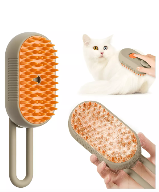 🐶🎁 El Mejor Regalo Para Tu Peludo: Cepillo a vapor 3 en 1 🐱💝
