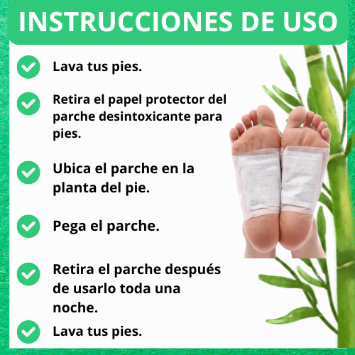 ¡SUPER OFERTA!💥PARCHES KINOKI PARA PIES🌿💚100x1 +ENVÍO GRATIS🎁🚚