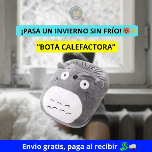 Bota Calefactora con Diseño Tierno – Invierno sin Frío 🐻⚡ + ENVÍO GRATIS🎁 PAGA AL RECIBIR🏡