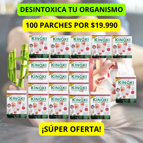 ¡SUPER OFERTA!💥PARCHES KINOKI PARA PIES🌿💚100x1 +ENVÍO GRATIS🎁🚚
