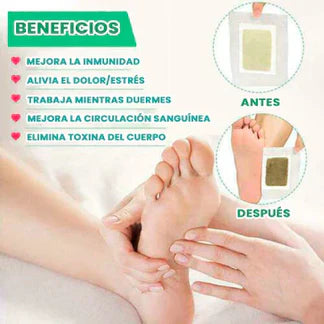 ¡SUPER OFERTA!💥PARCHES KINOKI PARA PIES🌿💚100x1 +ENVÍO GRATIS🎁🚚