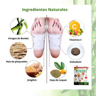¡SUPER OFERTA!💥PARCHES KINOKI PARA PIES🌿💚100x1 +ENVÍO GRATIS🎁🚚